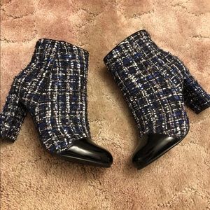 Tweed Booties